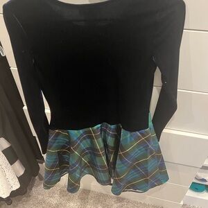 Bonnie Jean Navy Velvet Dress